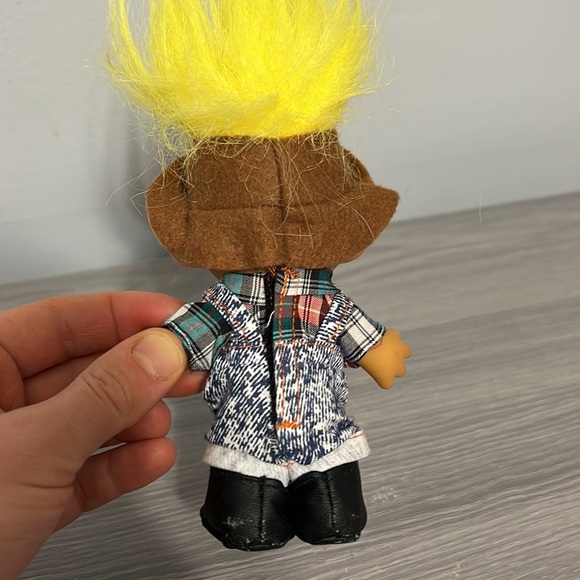 Vintage Russ Farmer Troll Doll - Picture 4 of 5
